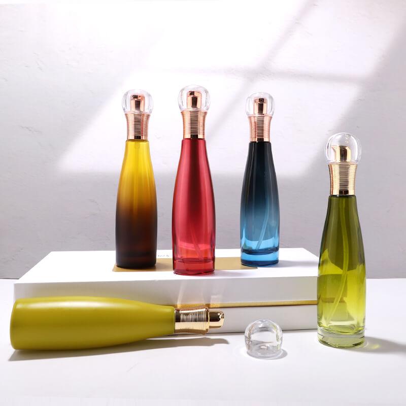 Glass spray pump cosmetic glass bottle