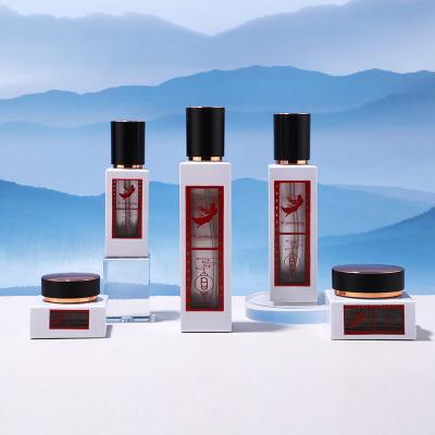 Wholesale cosmetic glass bottle set