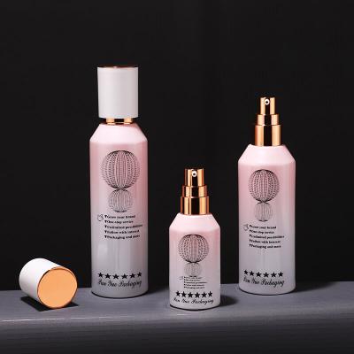 New design luxury cosmetic glass bottle set for cosmetic packaging