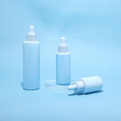 Essential oil glass bottle  flat shoulder dropper bottle