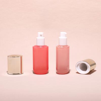 1OZ empty Flat oval Liquid foundation pump bottle