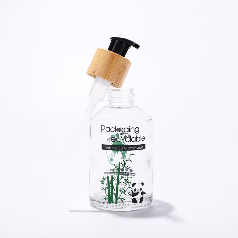 Eco-friendly glass bottle jar