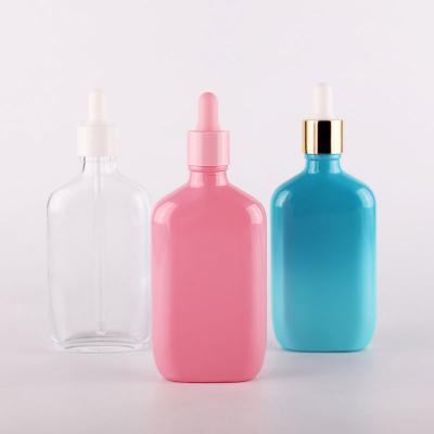 Custom color essential oil glass bottle