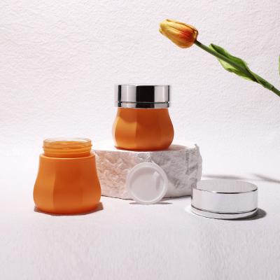 90g glass jar with aluminum cap for face cream