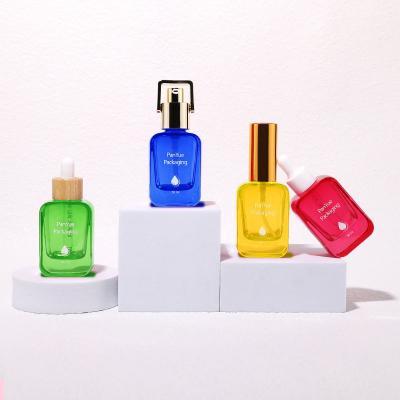 2023 New design skincare essential oil 30ml glass bottle