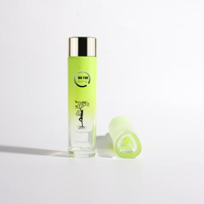 New Style Green Triangle 200ml Toner Skincare Glass Bottle