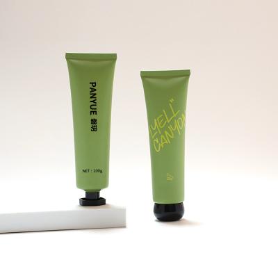 Skincare tubes 100g custom logo soft PE tube cosmetic packaging