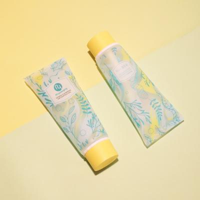 Wholesale 110ml custom body lotion squeeze tubes cosmetic container