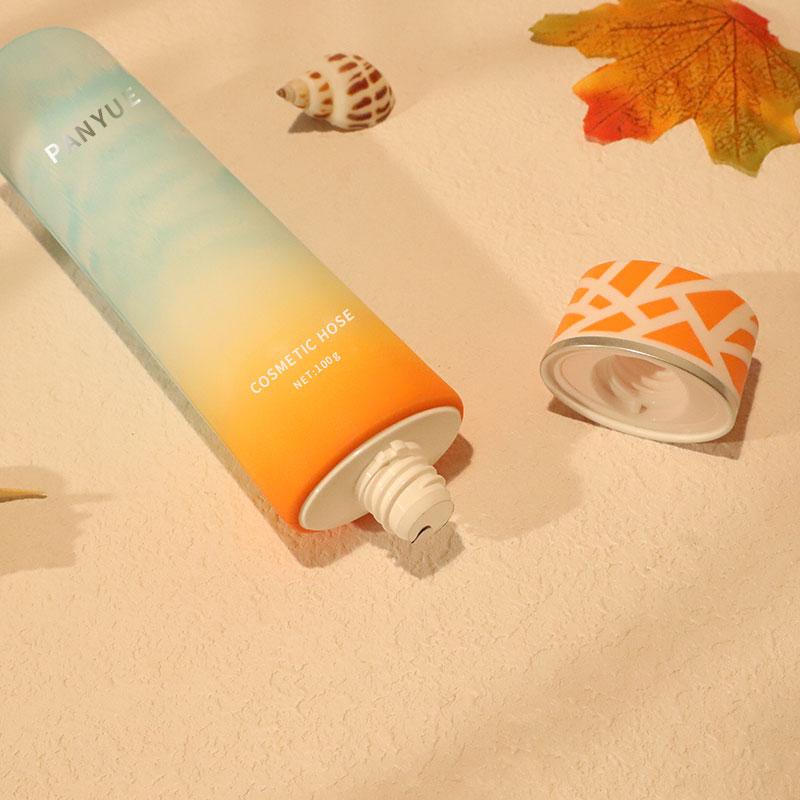 Colorful 100g multifunctional tube container for body cream