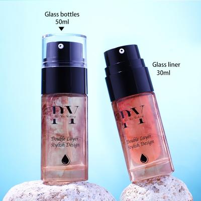 30 ML/50 ML Lotion Glass Double Wall Bottle