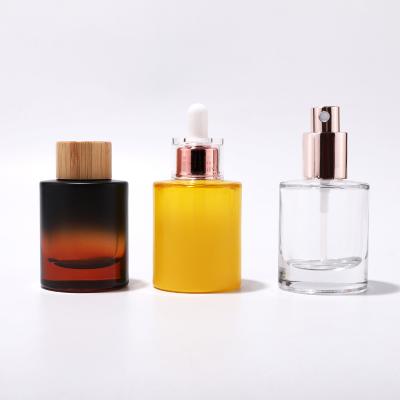 1 OZ Oval Amber Glass Bottles