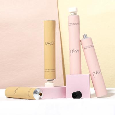 Yellow Tube Containers Aluminum Squeeze