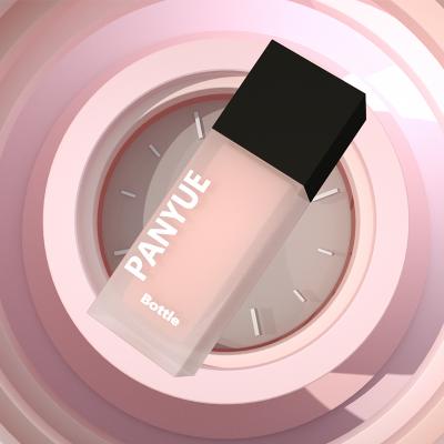 Clear Matte Glass Bottle