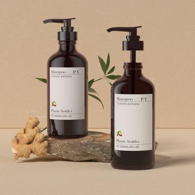 Green Plastic Shampoo Bottle