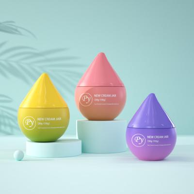 Unique Water-Drop Shaped Cosmetic Jar
