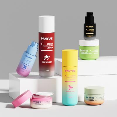 Red Skincare Packaging Set
