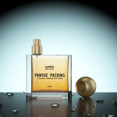 Sleek Square Design Perfume Bottle
