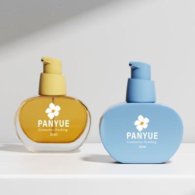 30ml Flat Oval Foundation Bottle