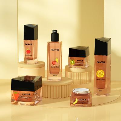 Irregular Cover Square Glass Bottle Set