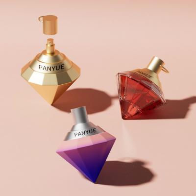 Diamond Shape Glass Perfume Bottle