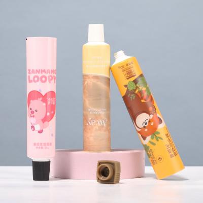 empty plastic body lotion hand cream tubes