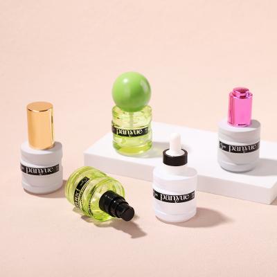 Short Cylindrical Dropper Glass Bottle