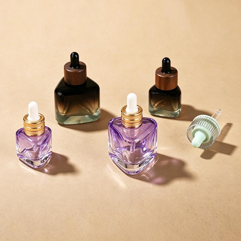Triangular Dropper Glass Bottle
