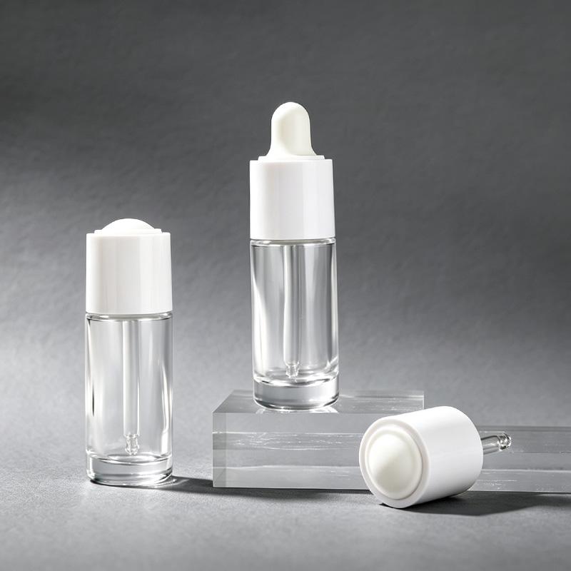 30ml Clear Round Glass Dropper Bottle