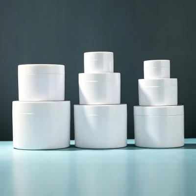 White Wide Mouth Cosmetic Jar