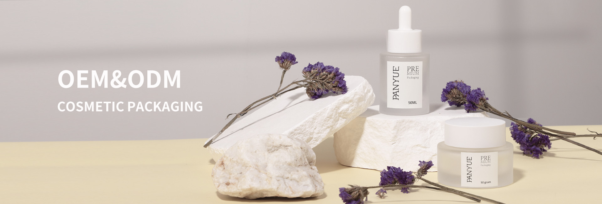 Cosmetic container packaging solutions